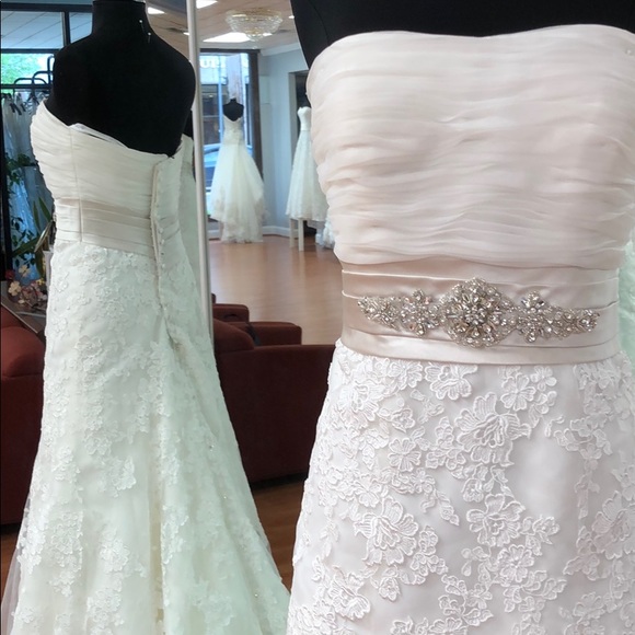 Gorgeous lace wedding gown